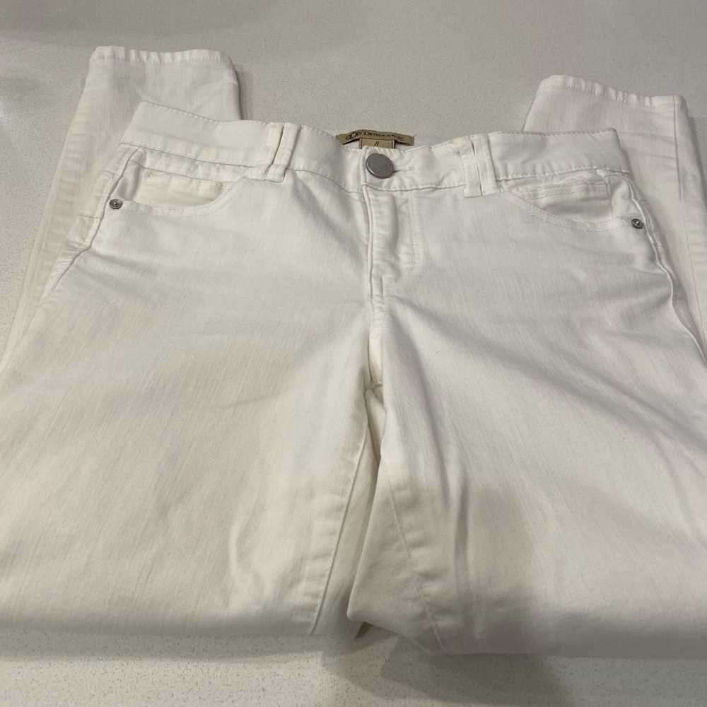 Democracy white jeans, size 8